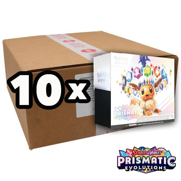 Case Sellado de x10 ETB de Prismatic Evolutions - Inglés 🇬🇧