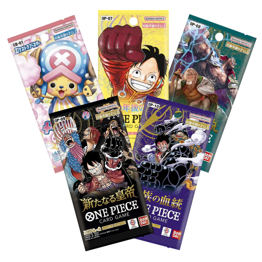 Mystery Pack 5 Sobres One Piece - Japonés 🇯🇵