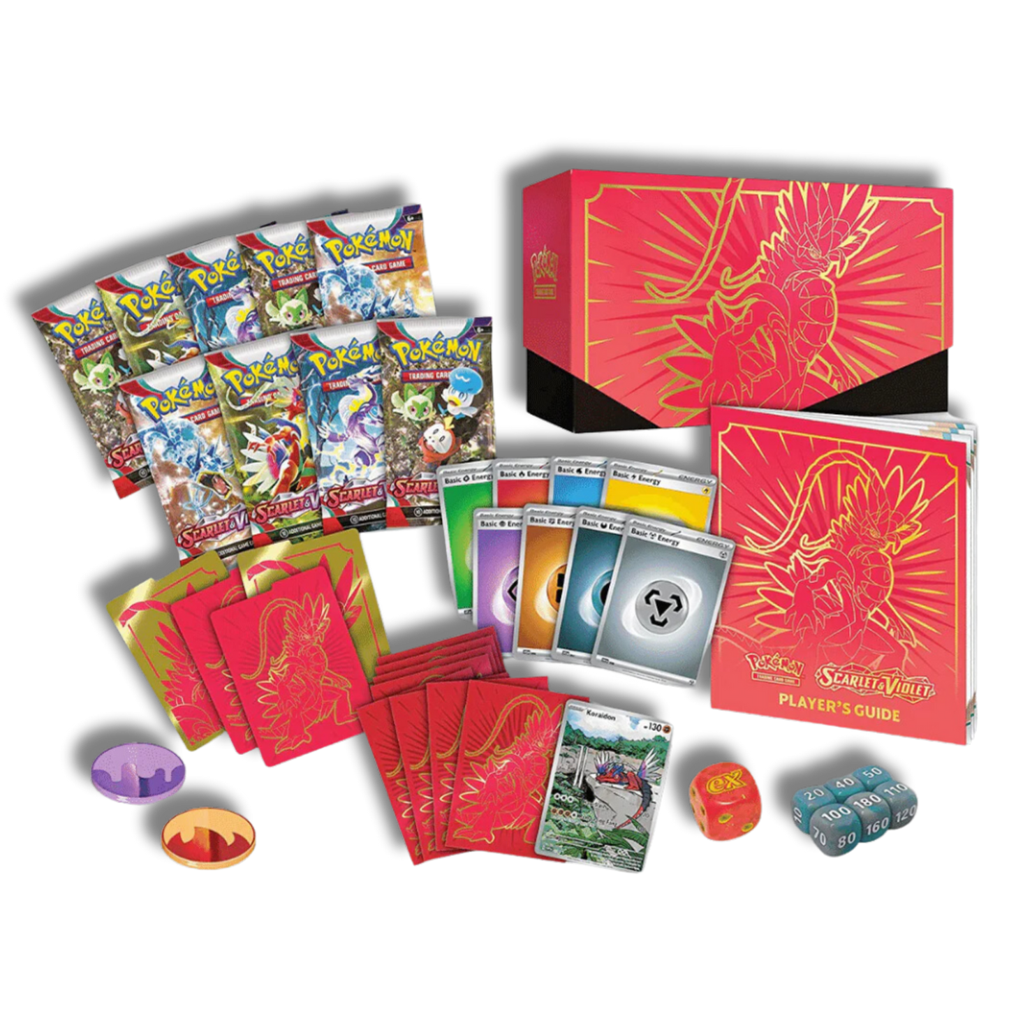 Caja de Entrenador Elite Escarlata y Purpura Koraidon - Inglés 🇬🇧