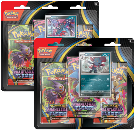 Blister 3 Sobres Phantasmal Flames - Inglés 🇬🇧 y Español 🇪🇸